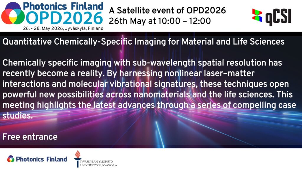 qCSI at Optics and Photonics Days 2026